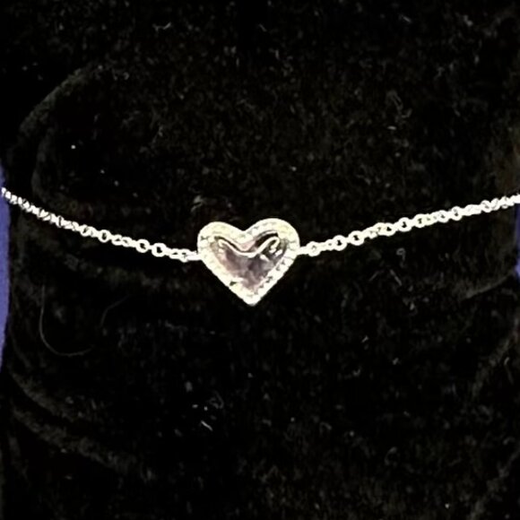 Kendra Scott Mini Ari Heart Adjustable Bracelet - Picture 1 of 13